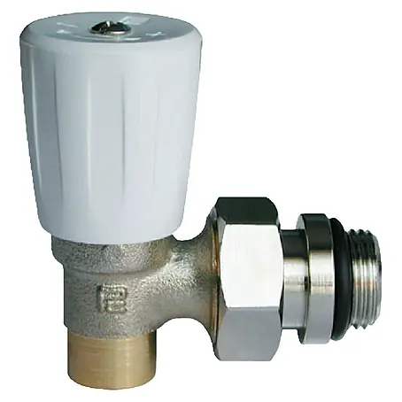 Válvula para radiador + detentor Cobre
