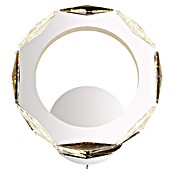 Globo Karilion Okrugla zidna LED svjetiljka  (8 W, Ø x V: 24 x 25,5 cm, Srebrna, Topla bijela) | BAUHAUS