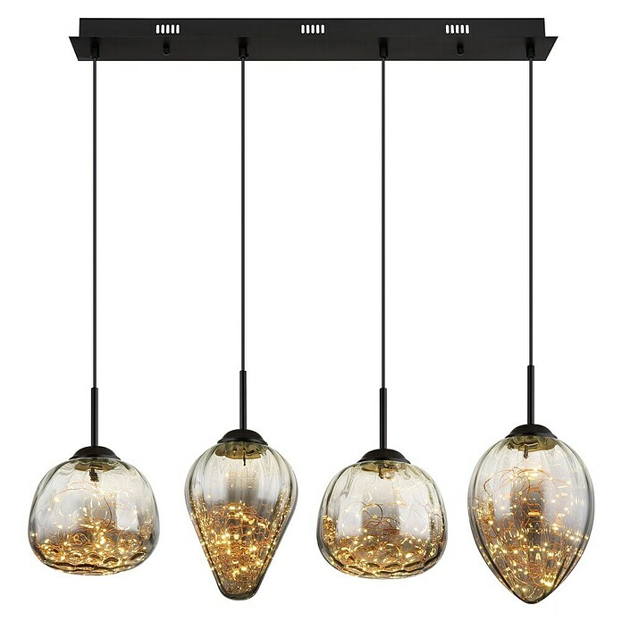 Globo Viseća LED svjetiljka Firefly  (32 W, D x Š x V: 91 x 20 x 120 cm, Crna) | BAUHAUS