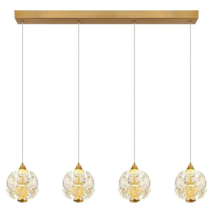 Globo Virina Viseća LED svjetiljka  (32 W, D x Š x V: 93 x 15 x 150 cm, Zlatna) | BAUHAUS