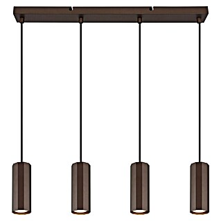 Globo James Pendelleuchte (25 W, L x B x H: 61 x 6 x 120 cm, Bronze, Bronze)