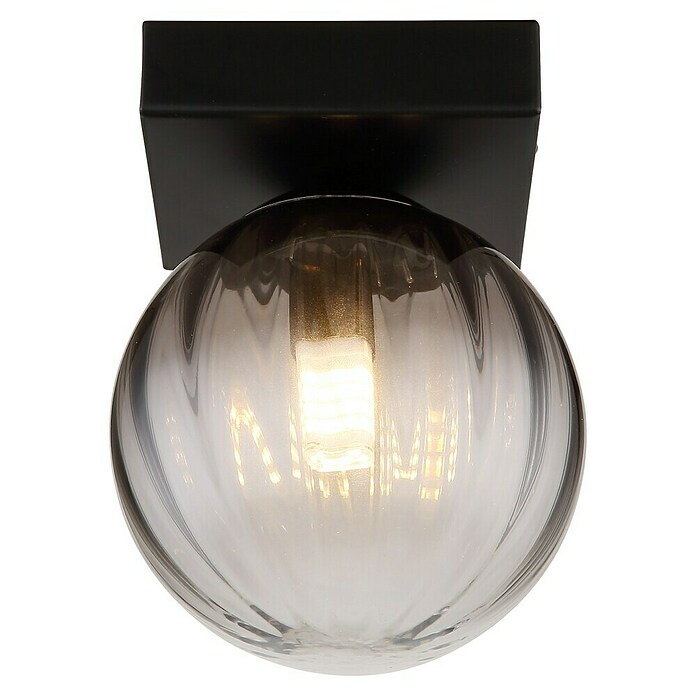 Globo Dallerta Aplique de pared redondo (10 W, Ø x Al: 12 x 15 cm, Negro, Negro, G9) | BAUHAUS