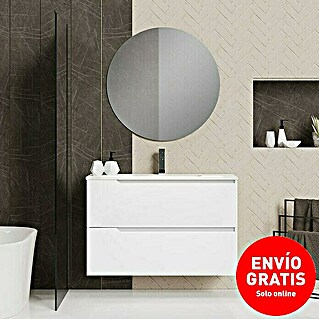 Artysan Conjunto de mueble de baño Zeus (Ancho: 100 cm, 3 pzs., Blanco, Mate)