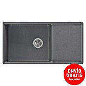 Atron Fregadero encastrable Dual (44,5 x 85 cm, Gris, Mate) | BAUHAUS