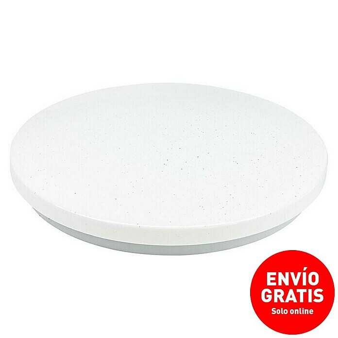 Garza Plafón LED redondo estrellado con mando (36 W, Diámetro: 35 cm, Blanco, Blanco neutro) | BAUHAUS
