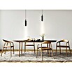 Akku-Pendelleuchte mit Akku ausziehbar 37 - 163 cm (7,5 cm, Schwarz, Warmweiß) | BAUHAUS