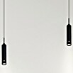 Akku-Pendelleuchte mit Akku ausziehbar 37 - 163 cm (7,5 cm, Schwarz, Warmweiß) | BAUHAUS
