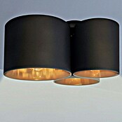 Tween Light LED-Deckenleuchte Padua (40 W, L x B x H: 50 x 46 x 26 cm, Schwarz, Gold) | BAUHAUS