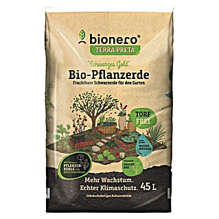 bionero Terra Preta Bio-Pflanzerde Schwarzes Gold (45 l)