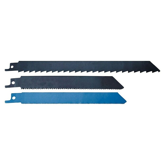 Wolfcraft Set žaginih listov  (3 kos) | 2558 - Blätter f Säbelsägen und Fuchsschwänze | BCDB - Zubehör Sägen | BCD - Maschinenzubehör | BC - Maschinenzubehör | B - Werkz/Masch/Maschzubeh/Auto | BAUHAUS