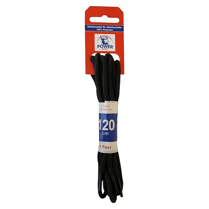 Power Safe Vezalke  (Dolžina: 120 cm, Črna) | 1852 - Arbeitsschuhe | BADE - Arbeitsschutz | BAD - Handwerkzeuge | BA - Handwerkzeuge | B - Werkz/Masch/Maschzubeh/Auto | BAUHAUS
