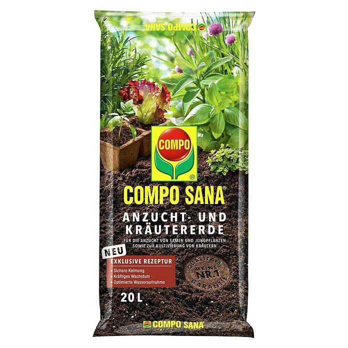 Compo Sana Aussaat- & Kräutererde (20 l) | BAUHAUS