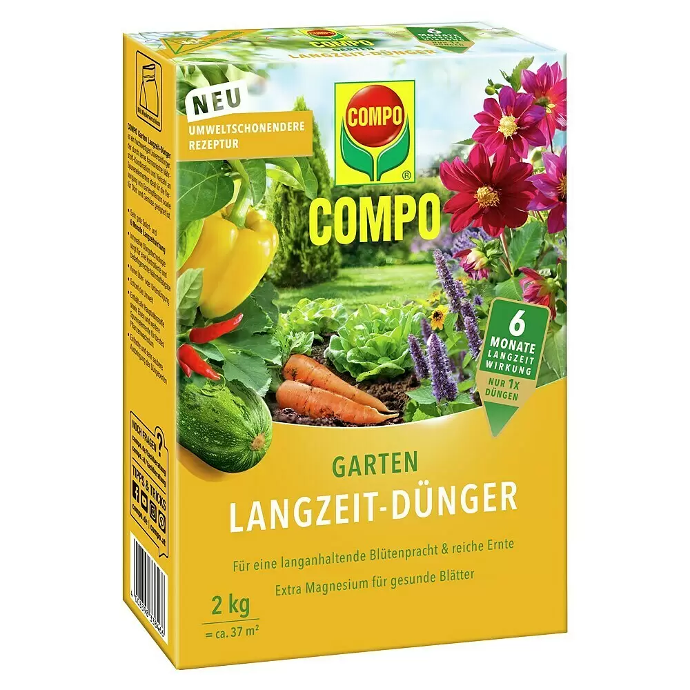 Compo Langzeitdnger Garten - 2 kg, Max. Anwendungsflche: 37 m online  kaufen bei BAUHAUS