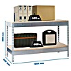 Simonrack Simonwork Banco de trabajo Basic 2 (L x An: 45 x 180 cm, Altura de trabajo: 90 cm, Carga soportada: 400 kg, Galvanizado) | BAUHAUS