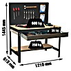 Simonrack Simonwork Banco de trabajo BT2 Box (Antracita, Ancho: 121 cm) | BAUHAUS