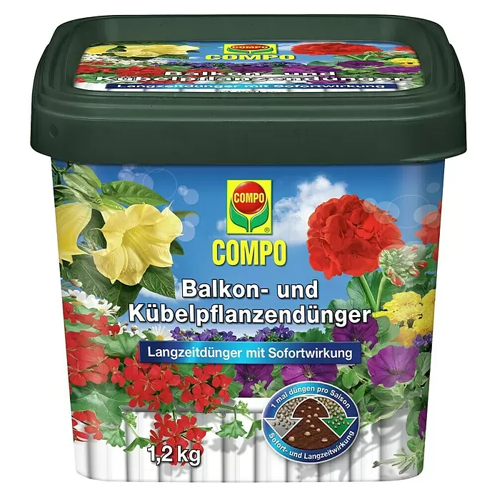 Compo Balkon- & Kbelpflanzen-Nahrung - 1,2 kg online kaufen bei BAUHAUS