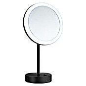 Smedbo Outline Cosmeticaspiegel staand (Diameter: 20 cm, Rond, Zwart, Vergroting 1: 500 %) | BAUHAUS