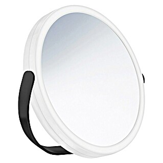 Smedbo Outline Cosmeticaspiegel (Diameter: 18 cm, Rond, Wit / Zwart, Vergroting 1: 700 %)