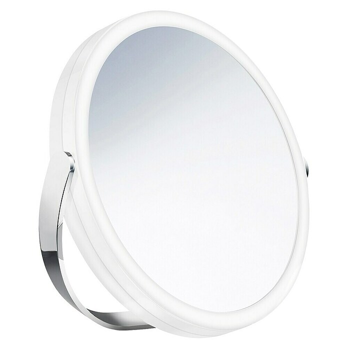 Smedbo Outline Cosmeticaspiegel (Diameter: 18 cm, Rond, Wit / Chroom, Vergroting 1: 700 %) | BAUHAUS
