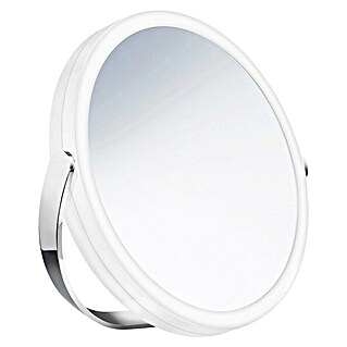 Smedbo Outline Cosmeticaspiegel (Diameter: 18 cm, Rond, Wit / Chroom, Vergroting 1: 700 %)
