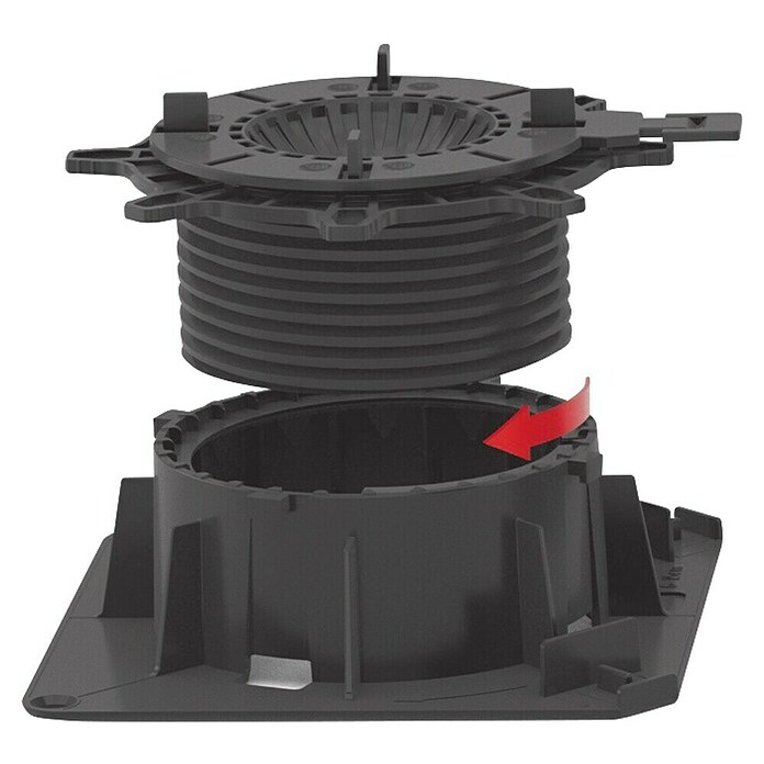 Stelzlager-Adapter Koppler TL-8K (Kunststoff, Passend für: Plattenlager TL8) | BAUHAUS