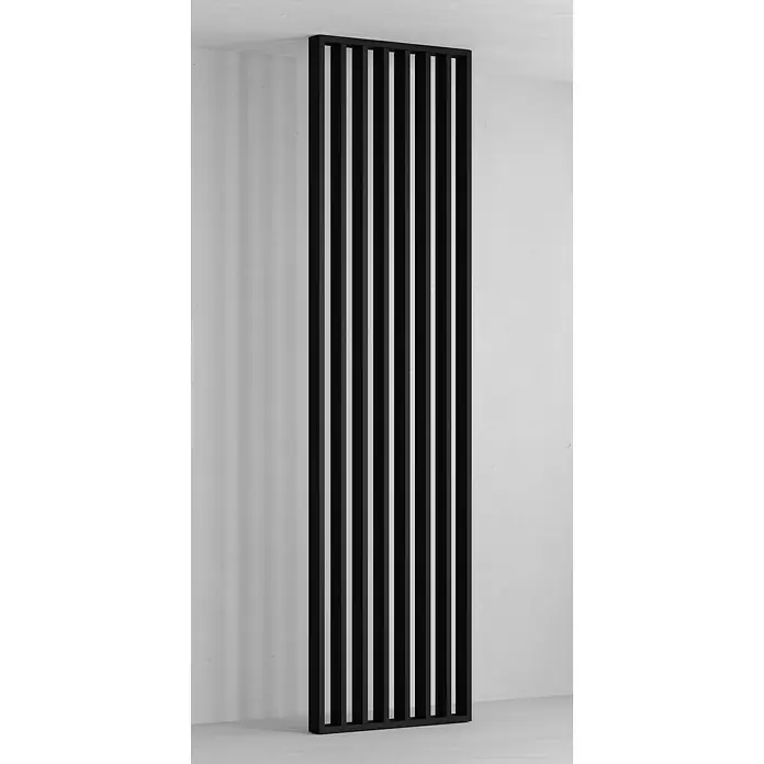 Mixpol Profile Raumteiler Schwarz ARF - 58 x 250 cm, Schwarz - Elegantes schwarzes Holzpaneel als Raumteiler. Das schlanke Design mit vertikalen Lamellen sorgt für einen modernen Look in jedem Raum.