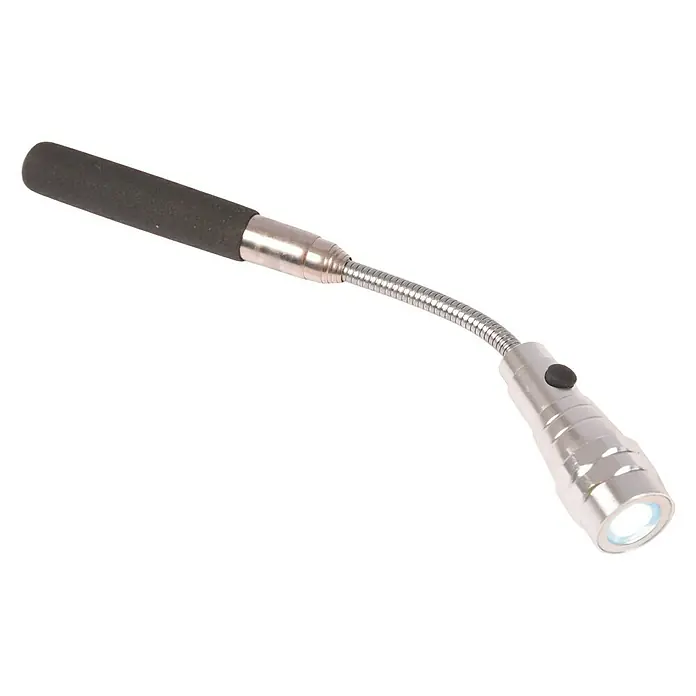 BAUHAUS Taschenlampe - 2,2 x 2,2 x 56 cm - Flexibler Inspektions-LED-Taschenlampe mit Magnetfuß für schwer zugängliche Stellen. Ideal für Werkstatt und Haushalt.