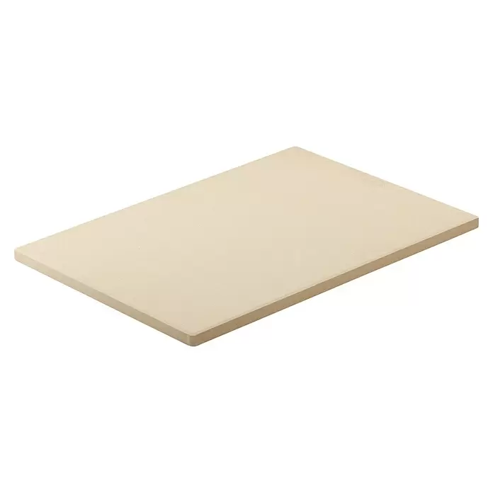 Rösle Pizzastein - L x B: 42 x 30 cm, Cordierit - Helle, rechteckige Pizzastein zum Backen.