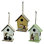 Deko-Anhänger Voglhaus (B x H: 12 x 18,5 mm, Mehrfarbig, Holz) | BAUHAUS