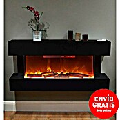 Focalpoint Chimenea eléctrica Ashford Wall Suite (2.000 W, Negro, 26,5 x 122 x 60 cm) | BAUHAUS