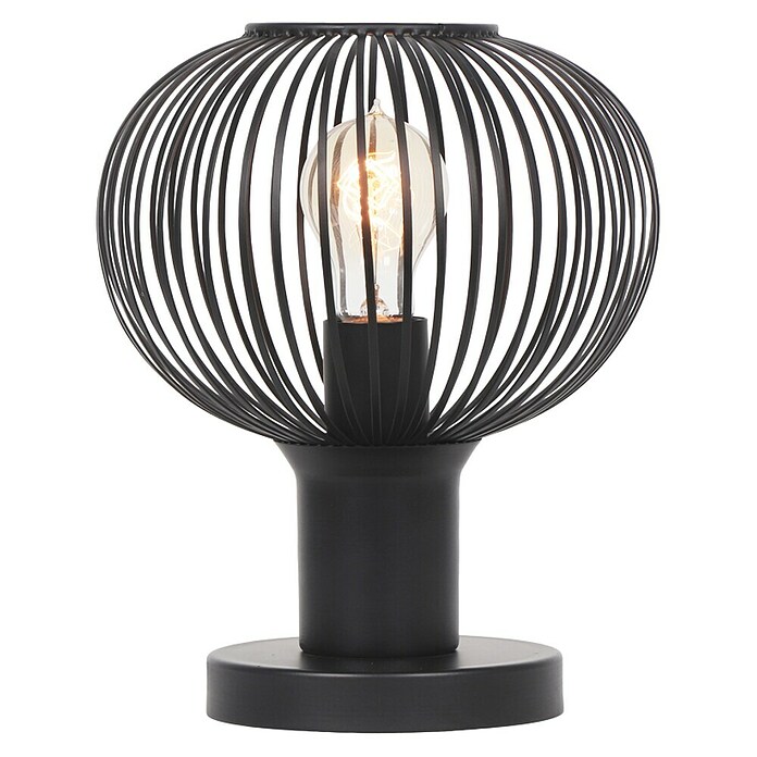 Trio Lighting Decoratieve tafellamp Gila Zwart 23cm (10 W, Zwart, GU10) | BAUHAUS