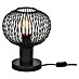 Trio Lighting Decoratieve tafellamp Gila Zwart 23cm 