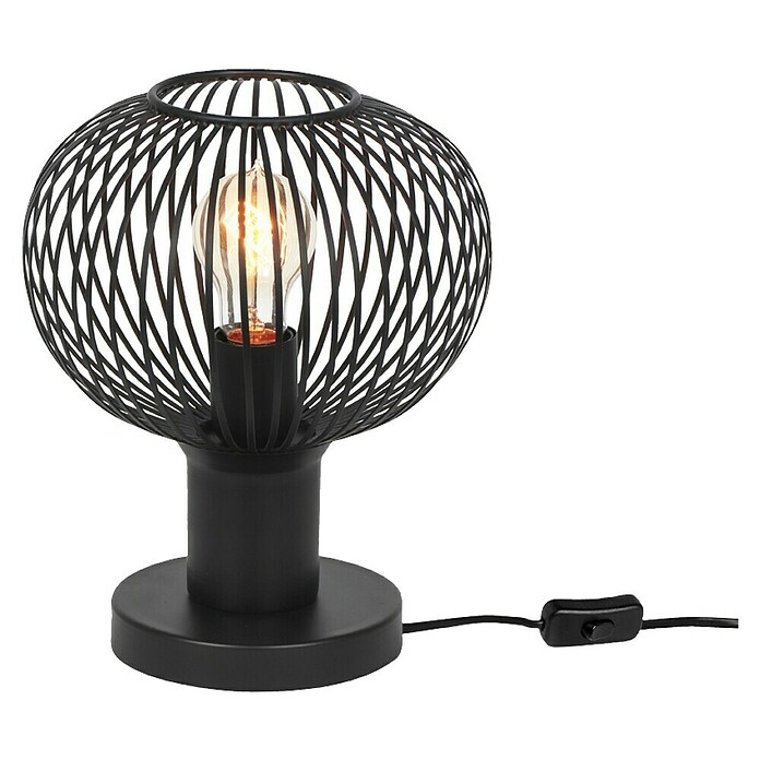 Trio Lighting Decoratieve tafellamp Gila Zwart 23cm (10 W, Zwart, GU10) | BAUHAUS