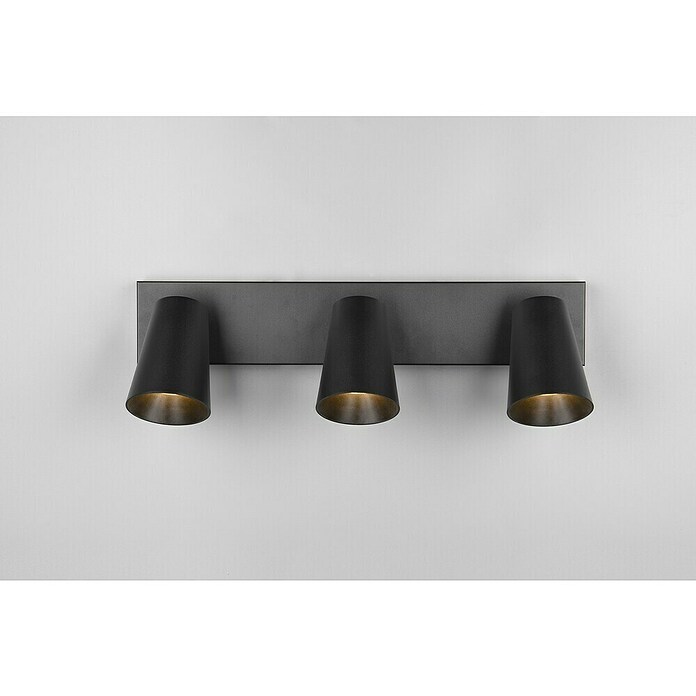 Trio Lighting Ledspot voor wanden en plafonds Sharp 3 spots (Zwart, 3 st.) | BAUHAUS