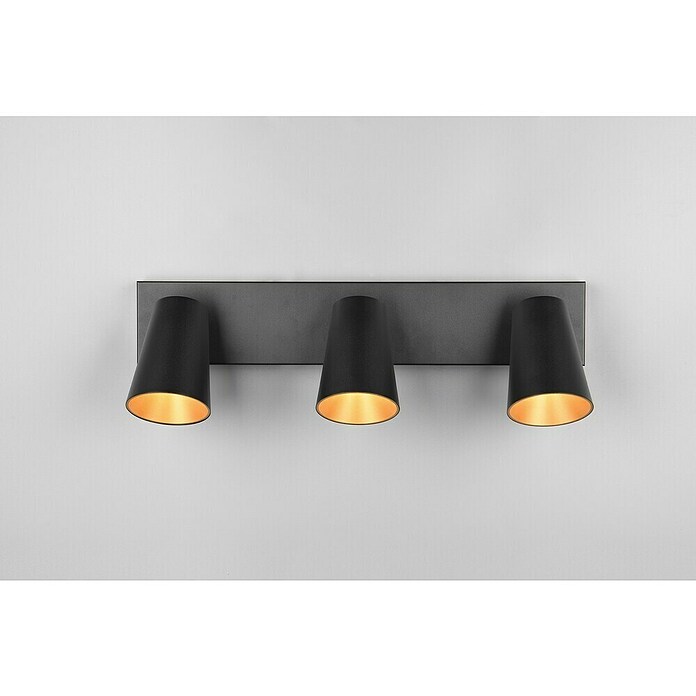 Trio Lighting Ledspot voor wanden en plafonds Sharp 3 spots (Zwart, 3 st.) | BAUHAUS