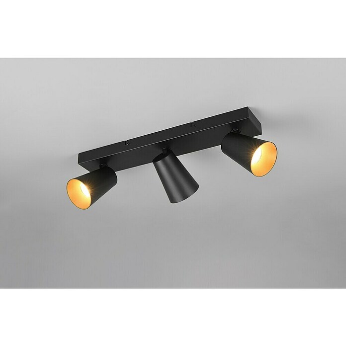 Trio Lighting Ledspot voor wanden en plafonds Sharp 3 spots (Zwart, 3 st.) | BAUHAUS