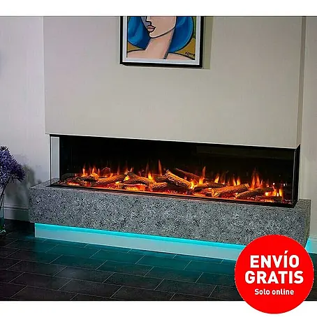 Charlton & Jenrick  Chimenea eléctrica 4D Eco flame