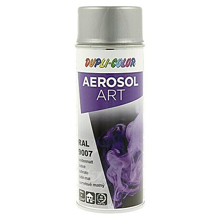 Dupli-Color Aerosol Art Sprühlack RAL 9007 (Graualuminium, 400 ml, Seidenmatt)