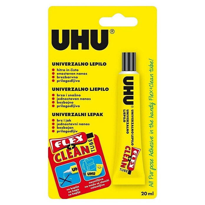 UHU Flex+Clean Univerzalno višenamjensko ljepilo  (20 g) | BAUHAUS