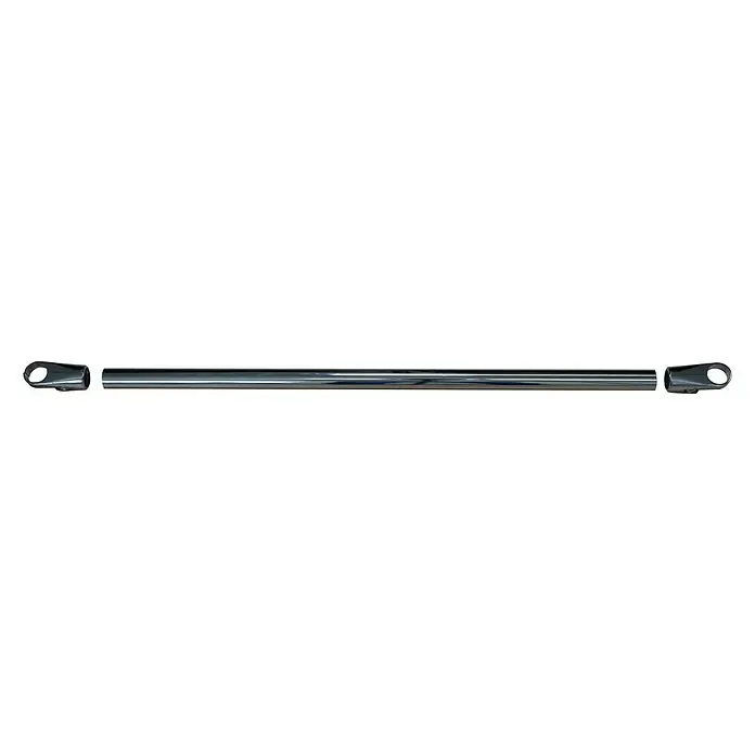 Easy Connect Kleiderstangen-Set - Passend für: Easy Connect Regalsystem, 1.100 mm, Chrom - Verchromte Handtuchstange mit Endstücken zur Badgestaltung. Elegantes Accessoire für jedes Badezimmer.