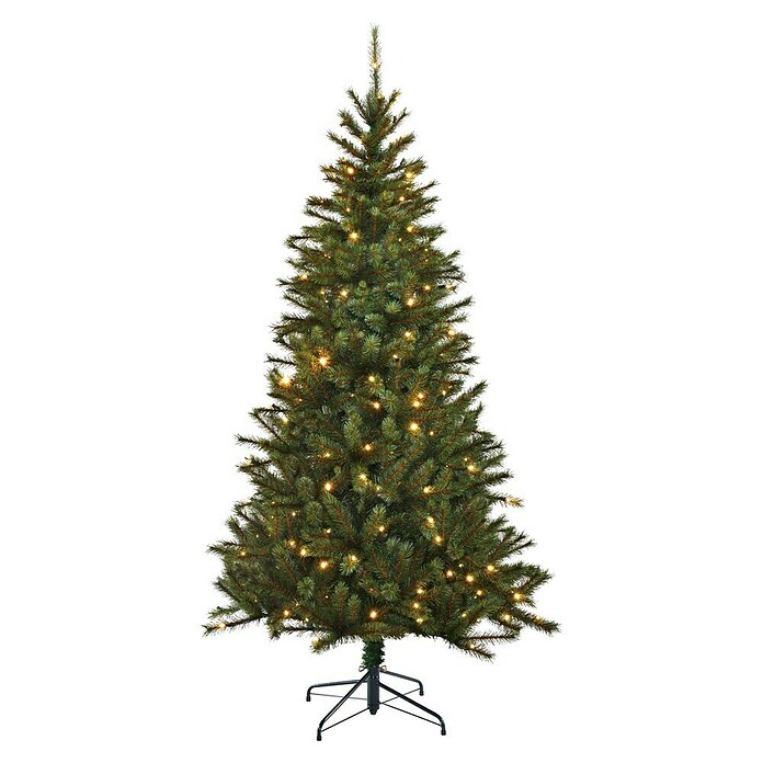 Black Box Trees Kunstkerstboom KINGSTON met LED (Hoogte: 230 cm, Groen, LED-verlichting) | BAUHAUS