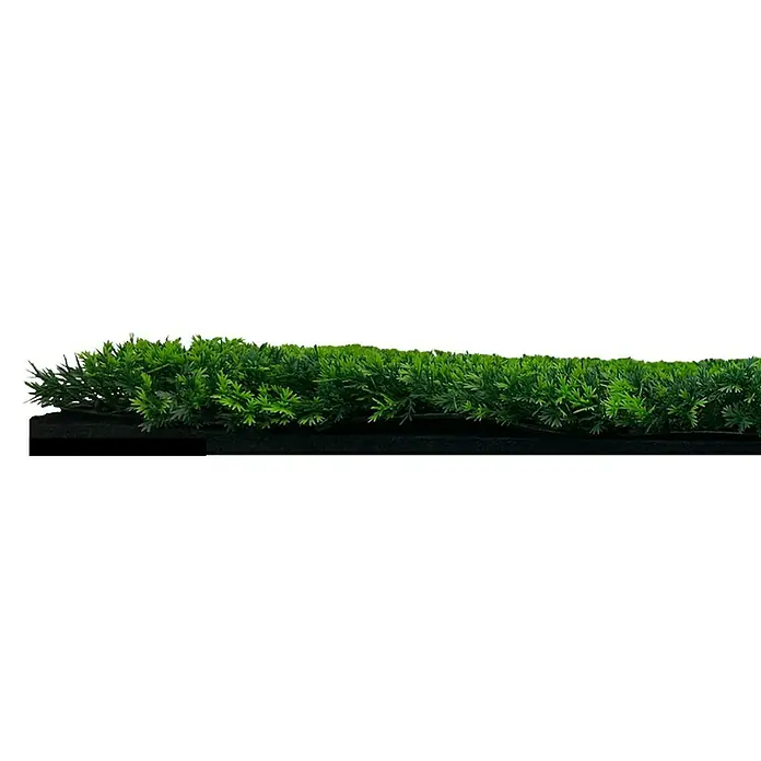 Jangal Wandpaneel Flora - Green Design Grass, 520 x 520 x 28 mm - Bild einer künstlichen Heckenmatte. Ideal für den Auβenbereich, die Matte ist langlebig und pflegeleicht.