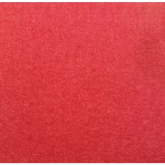 Jangal Wandpaneel Modular Wall PET Filz - Red, 520 x 520 x 6 mm - Roter Filzstoff mit Textur.