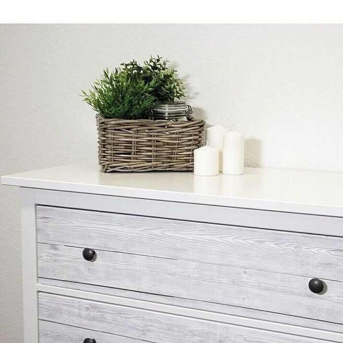 D-c-fix Holzoptikfolie Shabby Wood (200 x 45 cm, Weiß, Selbstklebend) | BAUHAUS