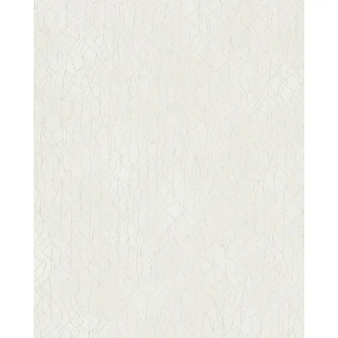 Marburg La Vie Vliestapete - Hellbeige, Grafisch, 10,05 x 0,53 m - Weißes Textilgewebe mit abstraktem Muster.