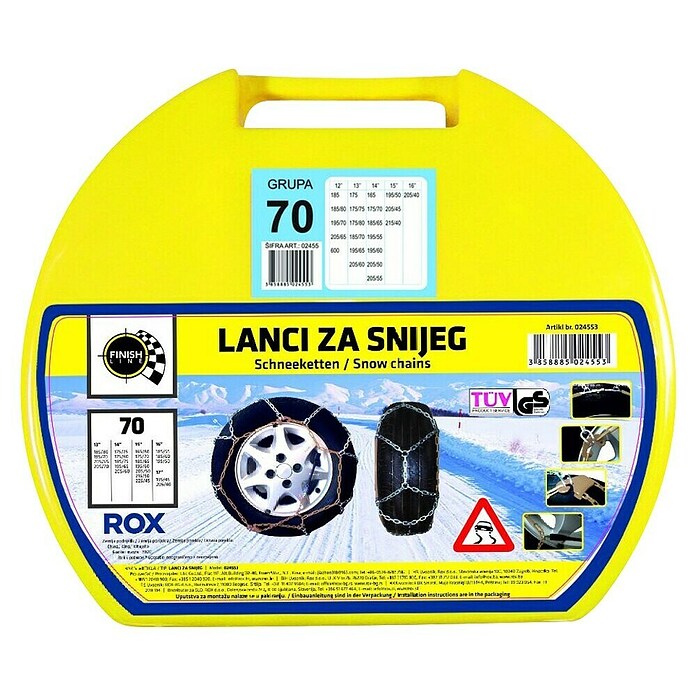 Snežna veriga 070  (1 kos) | 2810 - Winterartikel | BDDI - Winter | BDD - Autozubehör | BD - Autozubehör | B - Werkz/Masch/Maschzubeh/Auto | BAUHAUS