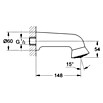 Grohe Kopfbrause (Anzahl Funktionen: 1, 12 l/min bei 3 bar, Chrom)