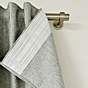 Cortina pasabarra Muka (An x Al: 140 x 260 cm, 63% poliéster 16% acrílico 13% algodón y 3% lino, Gris) | BAUHAUS