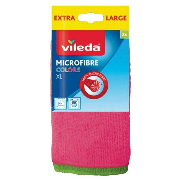 Vileda Večnamenski vlažilni robčki  (Krpe iz mikrovlaken, 2 kos) | 7155 - Tücher | HHCE - Tücher+Schwämme | HHC - Reinigung | HH - Reinigung | H - Innendeko/Farben | BAUHAUS