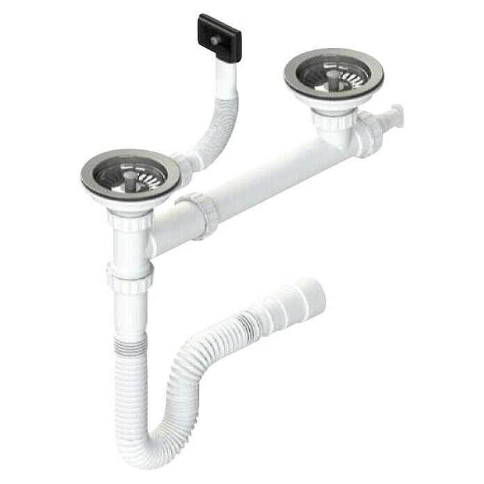 Alveus Umivalniški sifon  (Kovina, Premer: 114 mm) | 4040 - Sifons/Abläufe/Ablaufgarnituren | DCDA - Wasserinstallation | DCD - Sanitärinstallation | DC - Sanitärinstallation | D - Sanitär | BAUHAUS